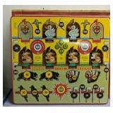 Vintage Knockdown Target Shooting Gallery