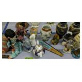 Oriental Dolls, Oriental Vases, Figurines, Oriental Dolls, Oriental Vases, Figurines,
