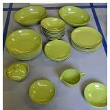 Avocado Green Melamine Dish Set