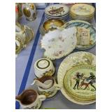 Collector Plates, Stangl Pottery Creamer Sugar,