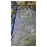 Luster Prism Candle Holders, Centerpiece Bowls Luster Prism Candle Holders, Centerpiece Bowls