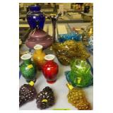 Art Glass Vases, Pressed Glass Vases, Cased Glass