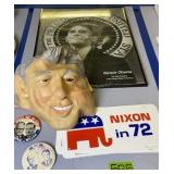 Nixon In 72 License Plates, Mcgovern Eagleton Nixon In 72 License Plates, Mcgovern Eagleton
