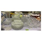 American Fostoria Ave, Dinner Plates, Salt,