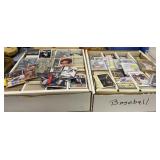 Two Boxes Of Baseball Cards. Preview A Must