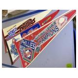 3 Philadelphia Phillies Penants. 1983 National 3 Philadelphia Phillies Penants. 1983 National