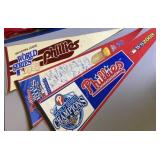 3 Philadelphia Phillies Pennants. 1983 World 3 Philadelphia Phillies Pennants. 1983 World