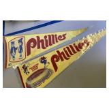 2 Felt Pennants. Philadelphia Phillies Veterans 2 Felt Pennants. Philadelphia Phillies Veterans
