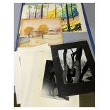 Watercolor Forest Painting, Anthony 72 Watercolor Watercolor Forest Painting, Anthony 72 Watercolor