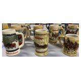 Large Lot Budweiser Beer Steins Large Lot Budweiser Beer Steins