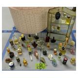 Miniature Glass Display Shelf, Collection Of Miniature Glass Display Shelf, Collection Of