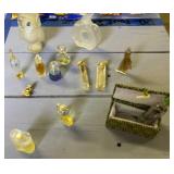 Collection Of Perfume Bottles, Oriental Glass Collection Of Perfume Bottles, Oriental Glass