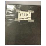 Black Binder 1983 Loaded Baseball Cards Black Binder 1983 Loaded Baseball Cards