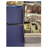 Two Blue Binders, White Box Nascar Collector Two Blue Binders, White Box Nascar Collector