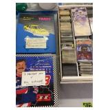 Nascar Collector Cards. Traks Blue Binder 1991