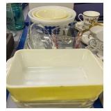 Fire King Polka Dot Mixing Bowl, Pyrex Mixing Fire King Polka Dot Mixing Bowl, Pyrex Mixing