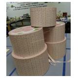 Nesting Decorative Hat Boxes Nesting Decorative Hat Boxes