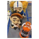 Ceramic Baseball Player, Football Player Coin Ceramic Baseball Player, Football Player Coin