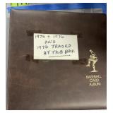 Brown Binder 1975 76 And 76 Traded Baseball Brown Binder 1975 76 And 76 Traded Baseball