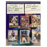 Purple Binder With Football Cards. Lots Of Real Purple Binder With Football Cards. Lots Of Real