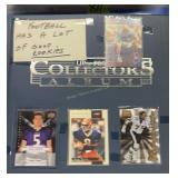 Blue Binder Football Cards. Lots Of Good Rookies Blue Binder Football Cards. Lots Of Good Rookies