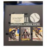 Black Binder Of Hockey Cards. Preview A Must