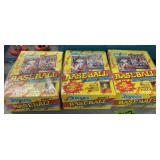 3 Boxes Of Sealed Donruss Series 1 Baseball Cards