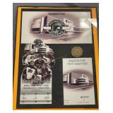 Philadelphia Flyers 30th Year Plaque With Token, Philadelphia Flyers 30th Year Plaque With Token,