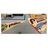 4 Felt Pennants. 1982 Philadelphia Phillies, 1983