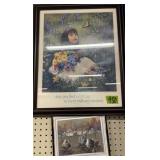 22x18" Native American Indian Girl Print, Foil 22x18" Native American Indian Girl Print, Foil