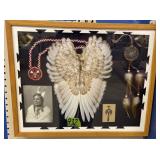 Native American Framed Shadow Box With