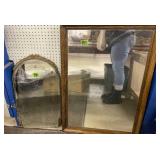 Pair Of Wall Mirrors, Up To 40" Tall Pair Of Wall Mirrors, Up To 40" Tall