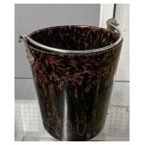 Bolta 250-2 Faux Tortoiseshell Decorated Bucket Bolta 250-2 Faux Tortoiseshell Decorated Bucket