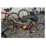 Red Free Spirit Physio Fit Ladies Bicycle. Side Red Free Spirit Physio Fit Ladies Bicycle. Side