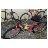 Pink Ladies Sterling Mega-st Bicycle. Side Yard Pink Ladies Sterling Mega-st Bicycle. Side Yard
