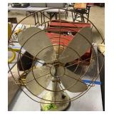 Robinson Myers Four Blade Metal Fan 22" Tall Robinson Myers Four Blade Metal Fan 22" Tall