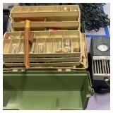 Fishing Tackle And Tackle Box With J Marttiini