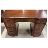 Mahogany Ladies Knee Hole Desk 42x21x30" Mahogany Ladies Knee Hole Desk 42x21x30"