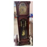 Cherry Quartz Grandfather Clock. Missing One