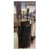 Pair Of Floor Lamps, Metal Floor Standing Fire Pair Of Floor Lamps, Metal Floor Standing Fire