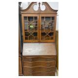 One Part Mahogany Drop Front Secretary With One Part Mahogany Drop Front Secretary With