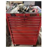 Red Rolling Husky Tool Chest 27x18x43" With Red Rolling Husky Tool Chest 27x18x43" With
