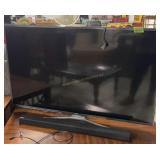 55" Samsung Flat Screen Hd Tv With Soundbar