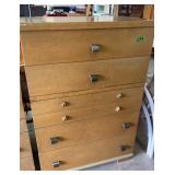 United Birds Eye Maple Tall Chest 34x19x50"