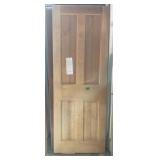 Pair Of Jeldwen Solid Wood Doors 30x80