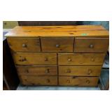 Rustic Primitive Pine Dresser 46x15x33"