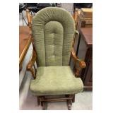 Green Glider Chair Green Glider Chair