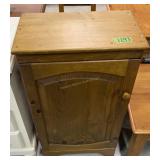 Rustic Pine One Door Cabinet 21x13x37"