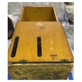 1939 Draeger Sauerstoff Wooden First Aid Box 1939 Draeger Sauerstoff Wooden First Aid Box