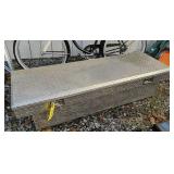 Diamond Plated Aluminum Truck Tool Box 60x21x15". Diamond Plated Aluminum Truck Tool Box 60x21x15".